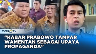 Pengamat: Isu Prabowo Tampar Wamentan Sebagai Upaya Propaganda