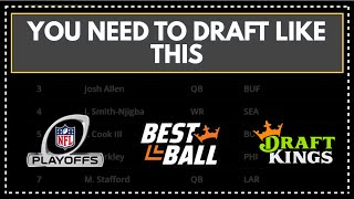 Draft Your NFL Playoff Best Ball Teams on DraftKings Like This