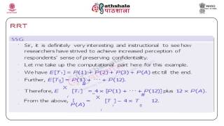 An Advance Topic in Randomized Response Technique [RRT M 39(STAT)
