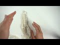 create eye catching macrame patterns using a fishbone picot sennit