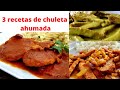 3 recetas de chuleta ahumada