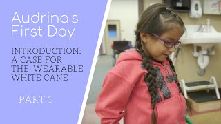 Audrina's First Day: Part 1 Introduction to Her First Wearable White Cane