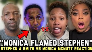 Stephen A Smith Gets Put On BLAST By Terrell Owens & Others Over HEATED EXCHANGE With Monica Mcnutt