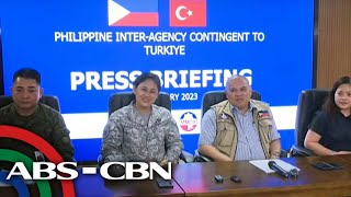 DND holds press briefing on PH rescue team deployed to Turkey