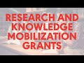 Reason 11 to join the CPA: Research and Knowledge Mobilization Grants