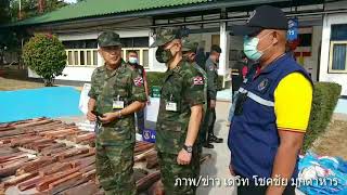 นรข.สกัดจับยึดไม้พะยูงจากขบวนการค้าไม้พะยูงข้ามชาติขณะเตรียมส่งออก