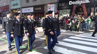 Fighting 69th Leads Off 2016 NYC St.Patrick's Day Parade