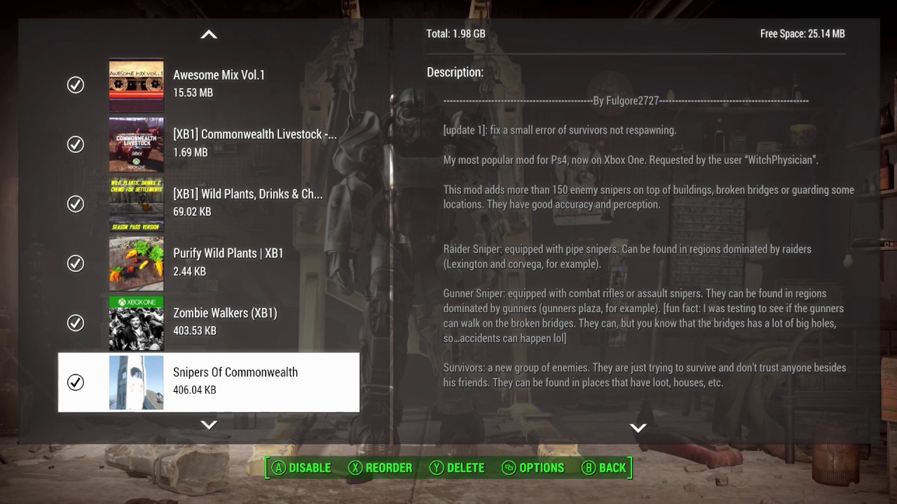 Fallout 4 Load Order Template