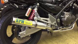 【RPMマフラーサウンド】Kawasaki BALIUS-2 RPM-4in2in1マフラー