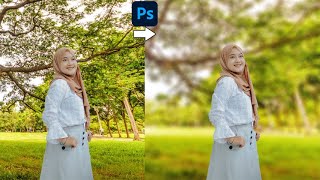 PHOTOSHOP BLUR BACKGROUND | How to blur background Quickly  in photoshop cs6|Blurred background