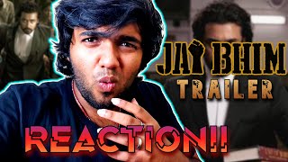 Jai Bhim Official Trailer | REACTION!! | Suriya | Manikandan | Prakash Raj | Amazon Prime