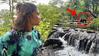 AAJ HAME JANGAL ME 🐻‍❄️ KYA MILA😱||TIRIYA WATERFALL 💦|| VLOG #22