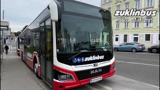 Wien Autobus (Zuklinbus) Linie 56A                Hietzing - Bhf.Atzgersdorf (16.04.2024)