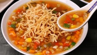 Veg Manchow Soup Recipe | वेज मंचोव सूप देसी चायनीज़ रेस्टौरंट वाला | Winter Soup Recipe #souprecipe