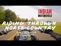 POV Motorcycle Ride on an Indian Chief Vintage | ASMR Pure Engine Sound Only | Relaxing and Scenic