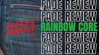 Raw Denim Fade Review - Rainbow Core Selvedge - Indigo Denim That Fades To Rainbow Colors!