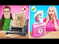 REICHE vs ARME ERZIEHUNGSHACKS || Süßer DIY-Drucker! Clevere Erziehungsbasteleien von 123 GO!