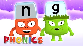Phonics - Learn to Read | The 'NG' Team | Alphablocks