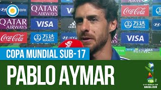 Declaraciones de Pablo Aymar tras el empate con España en el Mundial Sub 17 | #SomosArgentina