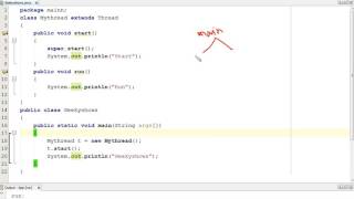 309. Overriding start Method with super in Java Programming (Hindi)