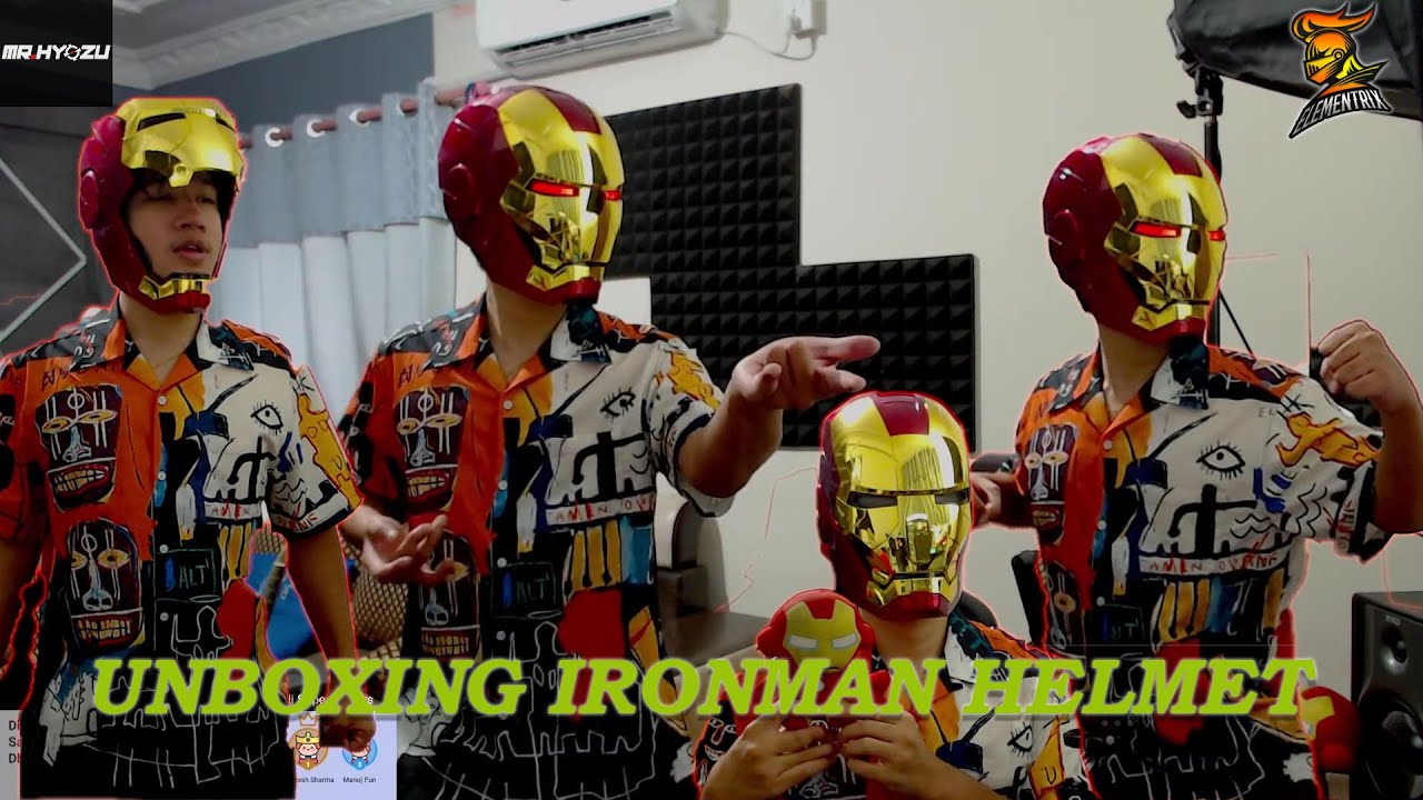 Unboxing Ironman Helmet Youtube