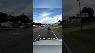 Poetic Instant Karma For Road Raging Driver!