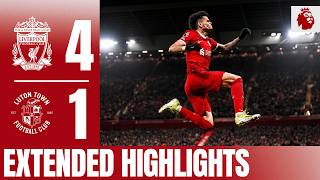 Super Van Dijk, Gakpo, Diaz & Elliott Goals! Liverpool 4-1 Luton Town | Extended Highlights