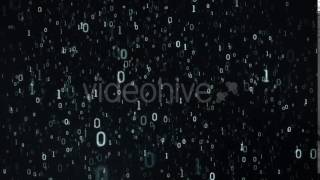 Dark Binary Digital Background Motion Graphics Template