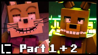 FNAF Minecraft Animation Movie "Drawn to the Bitter" [Parts 1 and 2]