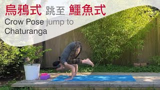 ｜體位法｜瑜伽烏鴉式跳至鱷魚式From Crow Pose to Chaturanga | 一起瑜伽樂！