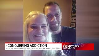 Woman conquering addiction encourages other struggling to reach out