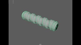 Spiral Geometry In Maya (image to video)