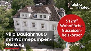 Wärmepumpenheizung für Altbau-Villa Baujahr 1880 mit Heizkörpern