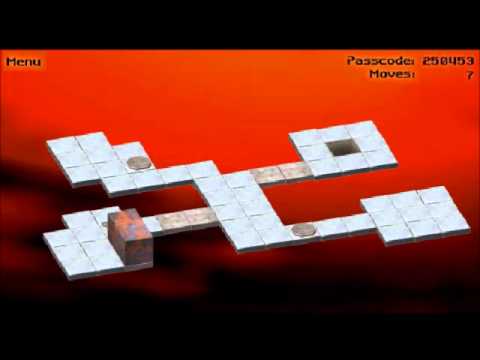 Bloxorz Level 25 55 Moves Youtube