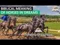 Biblical Meaning of HORSES in Dreams - Proverbs 21:31 Prophetic Meaning of Horses