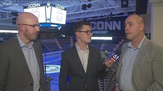 UConn hockey coaches discuss brand new hockey arena