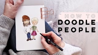 How to Draw People | Simple Character Doodles Tutorial