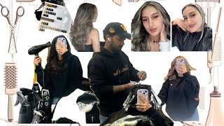 Goodbye [black hair], Hello [ash blonde]! My Epic Hair Makeover❤️✨ rate my hair ✨🫶like comment share