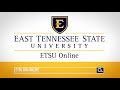 Here's what students are saying about East Tennessee State University's online programs