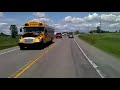 driving a bus in rural quebec on route 138 e timelapse