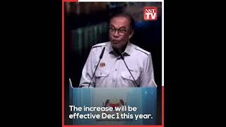 Anwar announces more than 13pct increase in civil servants' salary, among the highest in history