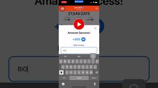 Amazon Success cats code| Cats task code| cats code YouTube| Cats code Amazon Success