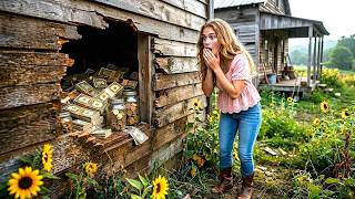 Thrown Out at 18, She Inherited Grandpa’s Forgotten Cabin — What Was Hidden in the Walls...