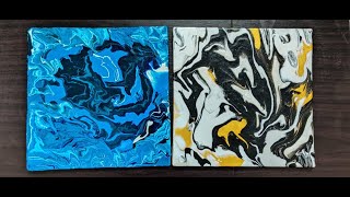 Acrylic pour Painting for beginners /DIY Camel Fluid Acrylic colors