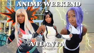 anime weekend atlanta 2024˙⟡ | anime convention vlog: my hero academia, soul eater \u0026 bleach cosplays