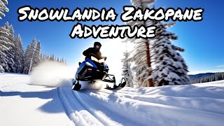 Unbelievable Snowmobile Thrills at Snowlandia Zakopane 4K