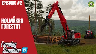 FS22 Holmåkra Forestry🌲| Timelapse | due novi escavatori liebherr EP2