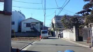 東小岩４丁目にて（車載動画）江戸川区Tokyo,Japan.