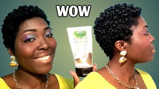 Swiss o-par kokos styling gel review on natural hair | wash n Go