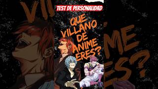 Test de personalidad: ¿Qué villano serías en el mundo del anime? (El resultado te sorprenderá)